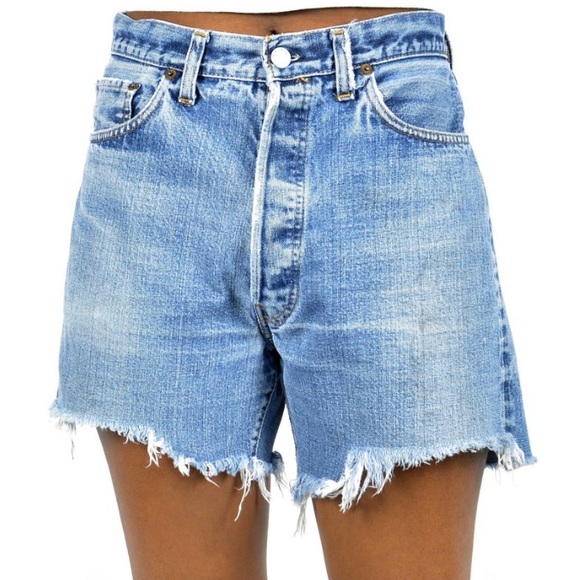 Levi 501 size 33 high rise shorts - Picture 1 of 2